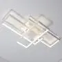 Modern LED Ceiling Lights Living Room Dining Room Ceiling Lighting Fixtures 3000-6500K Hanging Lamp Dimmable Remote Acrylic Rectangle Chandeliers Hotel Kitchen Bedroom Pendant Light,White/90cm/50w