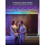 Govee RGBIC LED Strip Lights, 16.4FT LED Lights with Remote Control, 11 Scene Modes and 6 Brightness Color Changing LED Lights, Easy Installation Light Strip for Bedroom, Ceiling, Kitchen