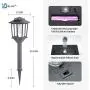 BLUU Aluminum Solar Pathway Lights Solar Lights Outdoor 4 Pack with 3 Kinds Alternative Light Source - High Lumen Automatic Led for Garden, Landscape, Patio, Lawn, Yard, Driveway, Walkway BLUU Aluminum Solar Pathway Lights Solar Lights Outdoor 4 Pack with 3 Kinds Alternative Light Source - High Lumen Automatic Led for Garden, Landscape, Patio, Lawn, Yard, Driveway, Walkway