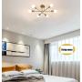 Lights Semi Flush Mount Ceiling Light Contemporary Sputnik Chandelier Lighting Farmhouse Kitchen Light Fixtures for Dining Room Living Room Bedroom Foyer