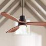 52'' Casa Delta-Wing Modern Outdoor Ceiling Fan with Light Solid Wood Oil Rubbed Bronze Damp Rated for Kitchen Patio - Casa Vieja 52'' Casa Delta-Wing Modern Outdoor Ceiling Fan with Light Solid Wood Oil Rubbed Bronze Damp Rated for Kitchen Patio - Casa Vieja
