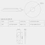 OFFDARKS Smart Ceiling Light Flush Mount Ceiling Light Fixture Support WiFi/Alexa/Google Home 12inch 36W(3000LM) with Bluetooth Speaker Music for Living Room Bedroom Remote APP Control