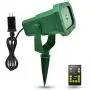 Premium Christmas Outdoor Waterproof Laser Projector Light- Moving RGB 20 Patterns- with RF Remote Control and Timer, Perfect for Lawn, Party, Garden Decoration- Green