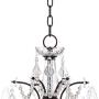 Beverly Dark Bronze Chandelier 26'' Wide Clear Crystal 6-Light Fixture for Dining Room House Foyer Kitchen Island Entryway Bedroom Living Room - Vienna Full Spectrum