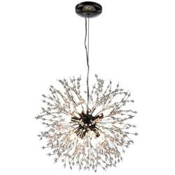 Crystal Chandeliers Bubble Light Firework Lights Sputnik Light Stainless Steel Crystal Chandelier Hanging Lights for Bedroom Dining Rooms Living Room