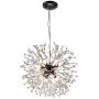 Crystal Chandeliers Bubble Light Firework Lights Sputnik Light Stainless Steel Crystal Chandelier Hanging Lights for Bedroom Dining Rooms Living Room