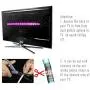 KINGLUX led Strip Lights,RGB Strips for HDTV 7 ft RGB USB Powered LED Light Strip with RF Remote,TV Backlight Kit for Flat Screen TV,5V RGB Strips