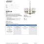 Progress Lighting P4459-09 Chandelier, 20-Inch Diameter x 19-13/16-Inch Height, Nickel