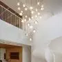 Crystal Chandelier Modern Pendant Light LED Raindrop Ceiling Lamp Crystal Ball Lighting Fixture 26 Lights for Staircase Living Room Hotel Hallway Bedroom Hotel Hallway Foyer Entryway (26 lights-Round) Crystal Chandelier Modern Pendant Light LED Raindrop Ceiling Lamp Crystal Ball Lighting Fixture 26 Lights for Staircase Living Room Hotel Hallway Bedroom Hotel Hallway Foyer Entryway (26 lights-Round)
