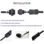PENGLIN 5PCS M20 Electrical Junction Box,IP67 Waterproof Outdoor Cable Connector for Plant Light,Industrial Device