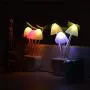 [2 Pack] LED Night Light Plug in with Dusk to Dawn Sensor, Plug in Wall LED Mushroom Nightlight Lamp for Kids Adults, Bedroom, Bathroom, Kitchen, Hallway, Stairs, Cute Color Changing