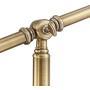 Dawson Modern Pharmacy Floor Lamp Antique Brass Adjustable Boom Arm and Head for Living Room Reading Bedroom Office - 360 Lighting
