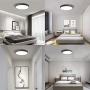 NEWSEE MKL Ceiling Light (Black, 9 Inch)
