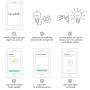 Smart WiFi Light Bulbs, LED Color Changing Lights, Works with Alexa & Google Home, RGBW 2700K-6500K, 60 Watt Equivalent, Dimmable with App, A19 E26, No Hub Required, 2.4GHz WiFi (2 Pack)