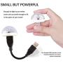 Sound Activated USB Star Light and USB Mini Disco Lights, Aevdor Car Star USB Night Lights, Romantic Car Roof Interior Star Atmosphere Decorations Light for Bedroom, Car, Party, Bedroom, Ceiling