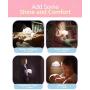 SomeShine Kids Night Light - Rechargeable Cloud Nursery Night Light with Timer, Safe and Durable Kawaii Lamp and Glowing Companion for Baby Feeding, Diaper Changing, and Midnight Bathroom Trips