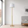 Oneach Modern Floor Lamp for Living Room 62’H Contemporary Standing Light for Bedrooms Office Minimalist Metal Gold Floor Lamp for Home Antique Brass