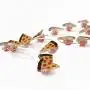 MUMENG String Light LED Pizza Shape 20 LEDs Silver Wire Warm White Battery Power Indoor Fairy String Lights for Home, Business Decor,Restaurant,Dining Room