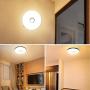 Olafus 18W LED Ceiling Light 9 Inch, 1600LM 2700K Flush Mount Ceiling Lighting, IP54 Waterproof 120W Equivalent Round Ceiling Lamp for Bedroom Livingroom Balcony Kitchen Bathroom, Warm White
