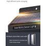 LSSEDA Solar Lights Outdoor Waterproof Bright 400LM Lights 3 Working Modes with 120° Wide-Angle Wireless Motion Sensor Lights for Gate, Wall, Driveway, Garage Yard, Patio, Garden, Deck (4 Pack)