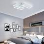 LED Ceiling Light Modern Flush Mount Light Fixture,42W 2600lm Rectangle Lights for Bedroom Kitchen Living Room Ceiling Lamp,Cool White 6000K White