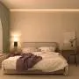 Bedroom Wall Sconce Lights - Modern Wall Lights Fixtures with 1 USB Port, 2 Switches and Fabric Shade, Bedside Wall Reading Lamps for Hotel, Living Room（LED 1W 3000K Included）