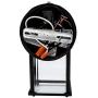 Maxxima LED Porch Lantern Outdoor Wall Light, Black w/Clear Glass, Photocell Sensor, 650 Lumens, Dusk to Dawn Light Sensor, 3000K Warm White