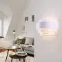 LightInTheBox Modern/Contemporary Wall Sconces 1 Light Wall Light Metal Shade E26/E27 Bulb Base Painting Finish 110-120V White Color