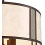 Bryce Oil Rubbed Bronze Drum Pendant Light 20'' Wide Mica Shade 4-Light Fixture for Dining Room House Foyer Kitchen Island Entryway Bedroom - Regency Hill