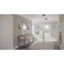 Briarwood Collection Whitewashed One-Light Farmhouse Flush Mount Ceiling Light