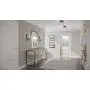 Briarwood Collection Whitewashed One-Light Farmhouse Flush Mount Ceiling Light