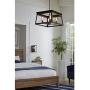 Briarwood Collection Rich Oak Four-Light Farmhouse Chandelier