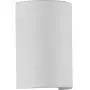 Progress Lighting P710071-030-30 Inspire LED Wall Sconce with Summer Linen Shade, 9'' x 6-1/4'', White
