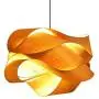 Mopoq Southeast Asia Veneer Lamp Nordic Minimalist Wooden Ceiling Pendant Lamp for Living Room Bedroom Study Restaurant Bar Creative Wood Chandelier