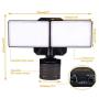 Motion Sensor Dusk to Dawn LED Security Light, Outdoor LED Flood Light 5000K Daylight White for Walkway/Porch/Yard, Motion Detection Wall Light ETL Approved 120V, EMANER