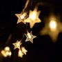 Indoor Star String Lights, Meet the starry night anywhere. Decorative Lights for Girls Bedroom, Wall Wedding, and Ramadan. 43 ft 100 Led 29 v Extendable Waterproof Twinkle Lights with 8 Flashing Modes