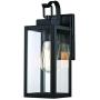 WISBEAM Outdoor Wall Lantern, Wall Sconce as Porch Lighting Fixture, E26 Base 100W Max, Aluminum Housing Plus Glass, Wet Location Rated, ETL Qualified, Bulbs not Included
