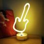 ENUOLI LED Neon Signs Guitar Decorative Lights Led Warm White Neon Lights USB/Battery Operated Neon Lamp with Base Neon Musical Instrument Sign Neon Night Light for Living Room Party Halloween