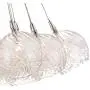 Wired Chrome Aluminum Multi Light Pendant Chandelier 23 1/2'' Wide Modern Mouth Blown Cup Glass 19-Light Fixture for Dining Room House Island Entryway Bedroom Living Room - Possini Euro Design