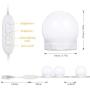 Vanity Lights for Mirror, Tomshine Hollywood Style Vanity Mirror Lights Kits with 3 Color Modes 10 Dimmable Bulbs for Dressing Room Bath Room