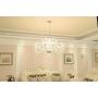 Crystal Pendant Chandelier/Light Fixture for Dining Room/Living Room/Foyer (18 Lights)