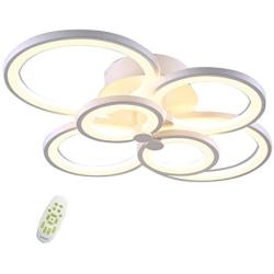 LightInTheBox Modern Ceiling Lamp Dimmable LED Lighting Fixture Flush Mount Light Simplicity Acrylic for Dining Room Kitchen Bedroom (1pc)