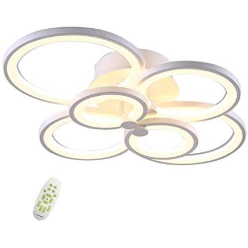 LightInTheBox Modern Ceiling Lamp Dimmable LED Lighting Fixture Flush Mount Light Simplicity Acrylic for Dining Room Kitchen Bedroom (1pc)