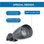 Taiva 12V LED Low Voltage Landscape Light, Aluminium Die-Cast Outdoor Spike Spot Light,Warm White Waterproof IP65,Pathway Stake Light,Outdoor Light for Yard Lawn Garden Tree (4 Pack)