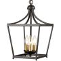 Farmhouse Chandelier Lantern Pendant Light Fixture 3-Light Rustic Chandeliers for Kitchen Island