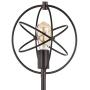JONATHAN Y JYL1091A Atomic Caged 26.5'' Edison Bulb Metal/Marble Modern LED Table Lamp Rustic,Cottage,Industrial for Bedroom, Living Room, Office, College Dorm, Coffee Table, Bookcase, OilRubbedBronze