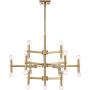 Marya Satin Brass Large Chandelier 32'' Wide Modern 24-Light Fixture for Dining Room House Foyer Kitchen Island Entryway Bedroom Living Room - Possini Euro Design
