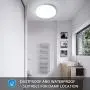 Oeegoo 5000K LED Flush Mount Ceiling Lights Fixture, 18W 1800LM Modern Round LED Ceiling Lamp, IP54 Waterproof Bathroom Ceiling Lights for Kitchen, Bedroom, Bathroom, Hallway, 150W Equivalent Oeegoo 5000K LED Flush Mount Ceiling Lights Fixture, 18W 1800LM Modern Round LED Ceiling Lamp, IP54 Waterproof Bathroom Ceiling Lights for Kitchen, Bedroom, Bathroom, Hallway, 150W Equivalent
