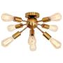 8-Light Semi Flush Mount Ceiling Light Fixture Modern Sputnik Chandelier Brass Starburst Pendant Lighting for Kitchen Bar Living Room 8-Light Semi Flush Mount Ceiling Light Fixture Modern Sputnik Chandelier Brass Starburst Pendant Lighting for Kitchen Bar Living Room