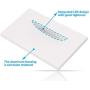LEONLITE 120V Dimmable LED Step Lights, 3000K Warm White, Indoor & Outdoor, High CRI 90, ETL Certified, White, Pack of 3